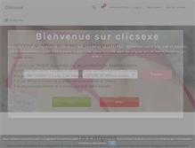 Tablet Screenshot of clicsexe.fr